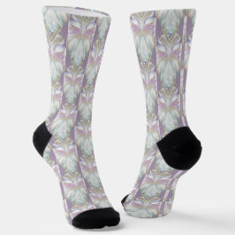 Calcetines Patrón de búho Oracle púrpura Pastel