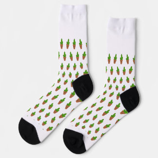 Calcetines Patrón de cactus en zócalos