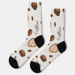 Calcetines Patrón de café