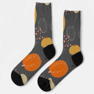 Calcetines Patrón de calabaza
