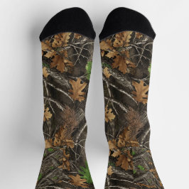 Calcetines Patrón de camuflaje de caza
