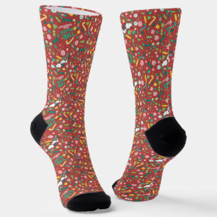 Calcetines Patrón de Candy Snoopy Dreams