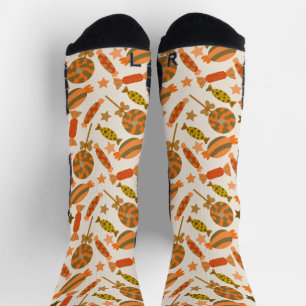 Calcetines Patrón de caramelos Patrón de las lolias lolli