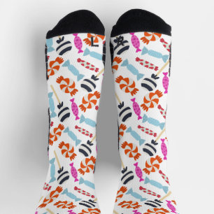 Calcetines Patrón de caramelos Patrón de las lolias lolli