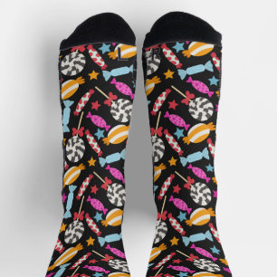 Calcetines Patrón de caramelos   Patrón de las lolias   lolli