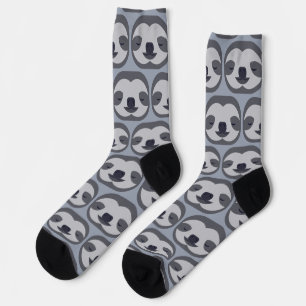 Calcetines Patrón de caras de eslora somnolienta