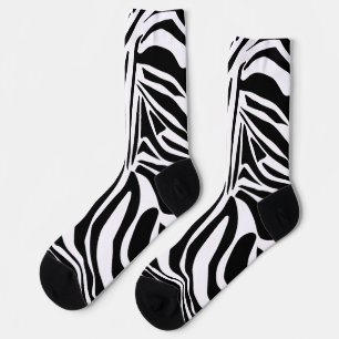 Calcetines Patrón de cebra