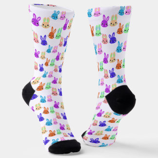 Calcetines Patrón de conejos de Pascua