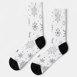 Calcetines Patrón de copo de nieve