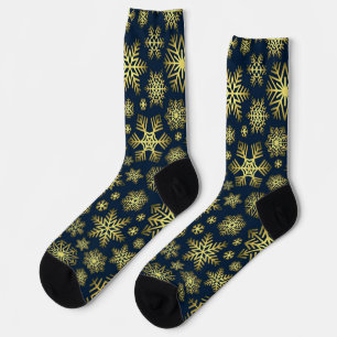 Calcetines Patrón de copo de nieve