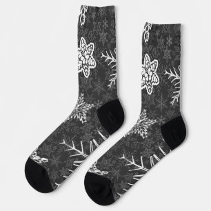 Calcetines Patrón de copo de nieve