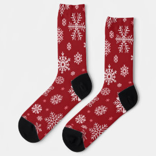 Calcetines Patrón de copo de nieve