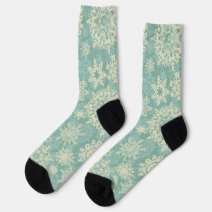 Calcetines Patrón de copo de nieve