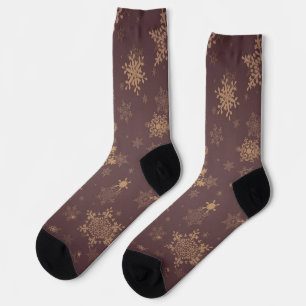 Calcetines Patrón de copo de nieve