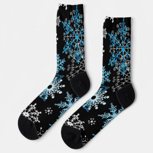 Calcetines Patrón de copo de nieve