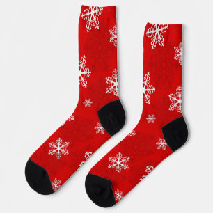 Calcetines Patrón de copo de nieve