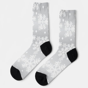 Calcetines Patrón de copo de nieve