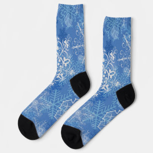 Calcetines Patrón de copo de nieve