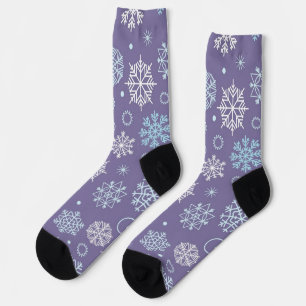 Calcetines Patrón de copo de nieve