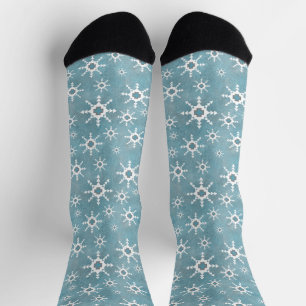 Calcetines Patrón de copos de nieve de invierno del suroeste