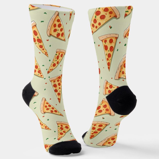Calcetines Patrón de cortes de pizza (Angular)