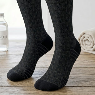 Calcetines Patrón de cuervo negro gótico