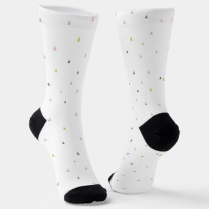 Calcetines Patrón de dibujos en triángulo de pasto