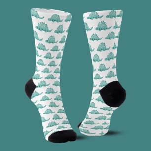 Calcetines Patrón de dinosaurio Stegosaurus