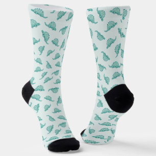 Calcetines Patrón de dinosaurio Stegosaurus