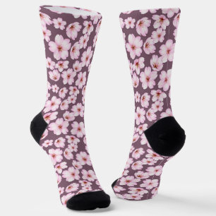 Calcetines Patrón de diseño floral