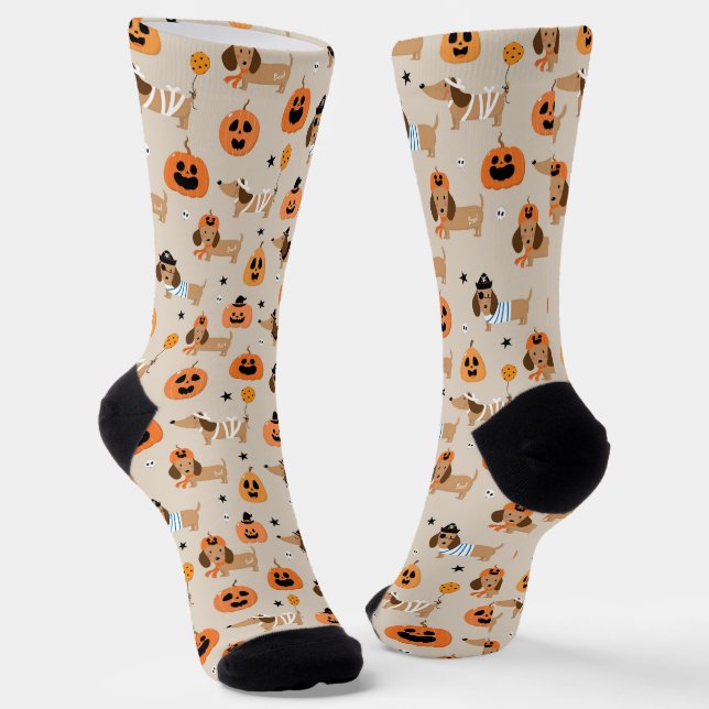 Calcetines Patrón de disfraces de Halloween (Angular)