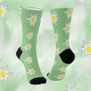 Calcetines Patrón de Doodle Edelweiss Sócrates de la tripulac
