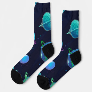 Calcetines Patrón de espacio