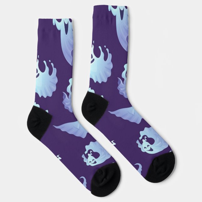 Calcetines Patrón de fantasma (Derecha)