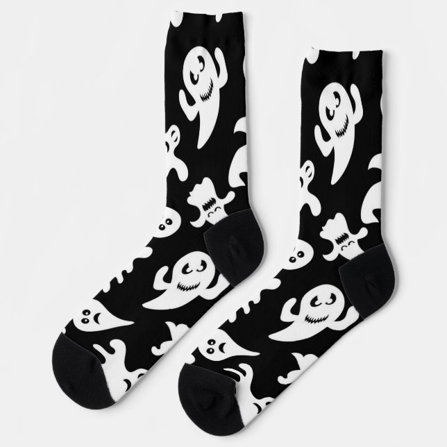 Calcetines Patrón de fantasma (Izquierda)