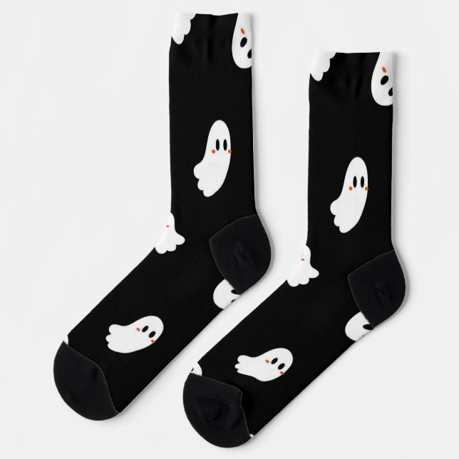 Calcetines Patrón de fantasmas (Izquierda)