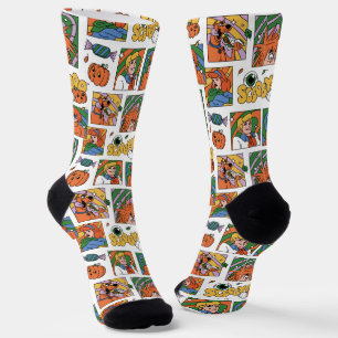 Calcetines Patrón de fotos de Halloween de Scooby-Doo