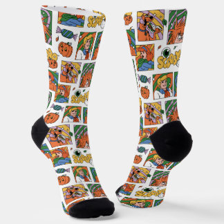 Calcetines Patrón de fotos de Halloween de Scooby-Doo