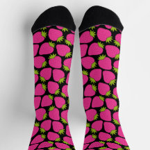 Patrón de Fresa Caprichoso Rosa Femenino
