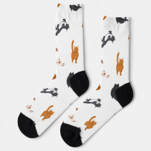 Calcetines Patrón de gato