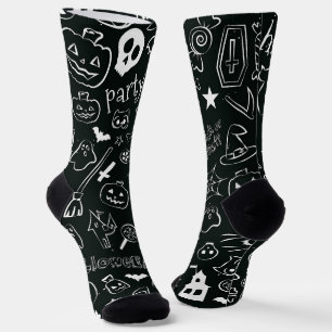 Calcetines Patrón de Halloween