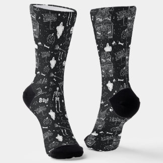 Calcetines Patrón de Halloween