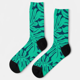 Calcetines Patrón de hojas