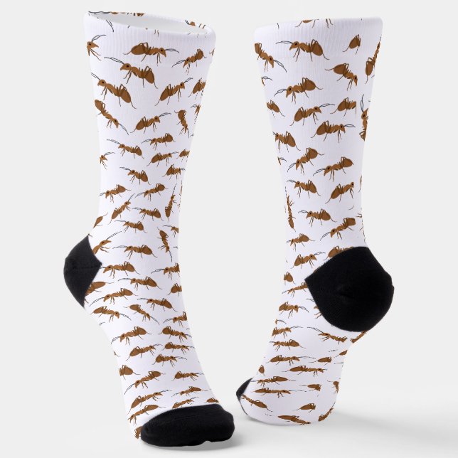 Calcetines Patrón de Hormigas Adorables (Angular)