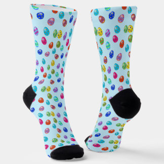 Calcetines Patrón de Huevos de Pascua