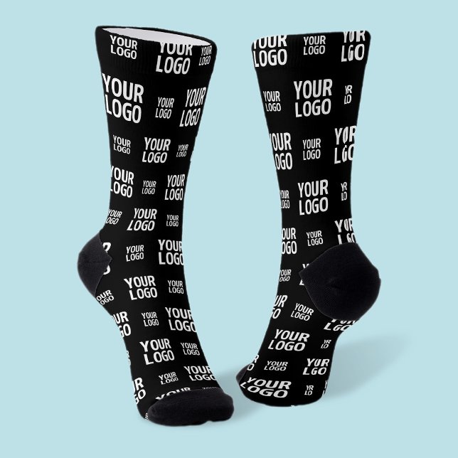 Calcetines Patrón de imagen, diseño o logotipo comercial eleg (Subido por el creador)