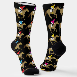 Calcetines Patrón de jinetes Derby Carreras