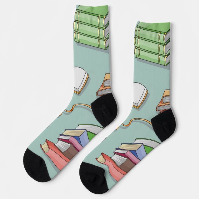 Calcetines Patrón de libro (Izquierda)