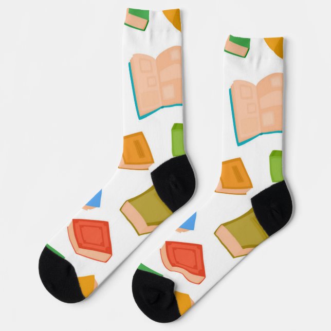 Calcetines Patrón de libro (Izquierda)