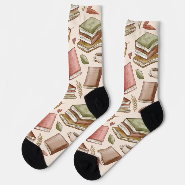 Calcetines Patrón de libro (Izquierda)